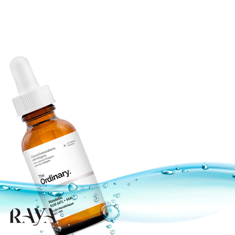 سرم لایه بردار ماندلیک اسید 10% و هیالورونیک اسید اوردینری The Ordinary Mandelic Acid 10% + HA